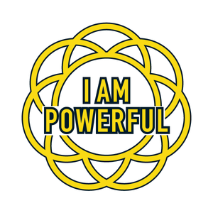 "I Am Powerful" (Chakra) Manifestation Tattoo 2-Pack
