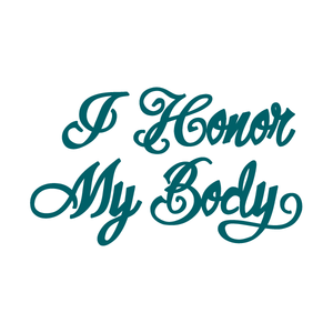 "I Honor My Body" Manifestation Tattoo 2-Pack