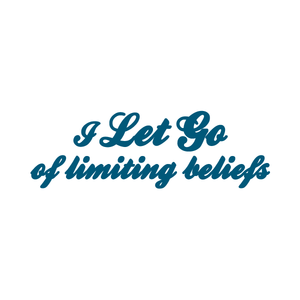 "I Let Go of Limiting Beliefs" Manifestation Tattoo 2-Pack