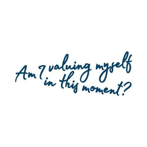 "Am I Valuing Myself in This Moment?" Manifestation Tattoo 2-Pack