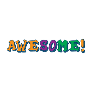 "AWESOME!" Manifestation Tattoo 2-Pack