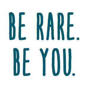 "Be Rare. Be You." Manifestation Tattoo 2-Pack