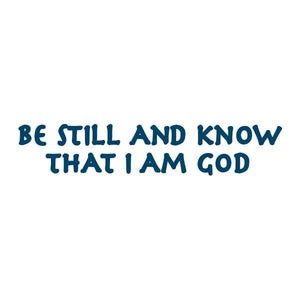 "Be still and know that I am God" Manifestation Tattoo 2-Pack