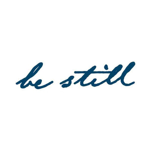 "Be Still" Manifestation Tattoo 2-Pack