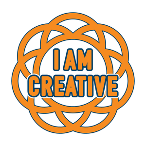 "I Am Creative" (Chakra) Manifestation Tattoo 2-Pack