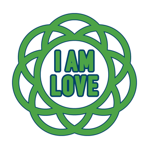 "I Am Love" (Chakra) Manifestation Tattoo 2-Pack