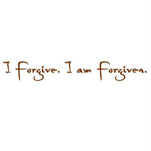 "I Forgive I am Forgiven" Manifestation Tattoo 2-Pack