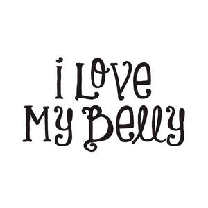 "I Love My Belly" Manifestation Tattoo 2-Pack