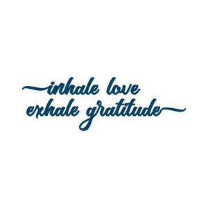 "Inhale Love Exhale Gratitude" Manifestation Tattoo 2-Pack