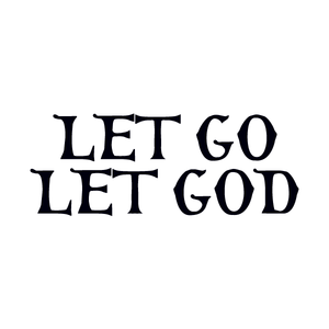 "Let Go Let God" Manifestation Tattoo 2-Pack