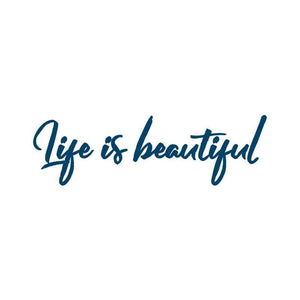 "Life Is Beautiful" Manifestation Tattoo 2-Pack