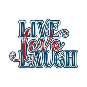 "Live Love Laugh" Manifestation Tattoo 2-Pack