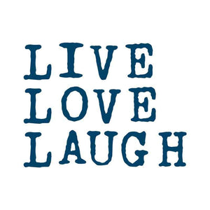 "Live Love Laugh" (Simple) Manifestation Tattoo 2-Pack