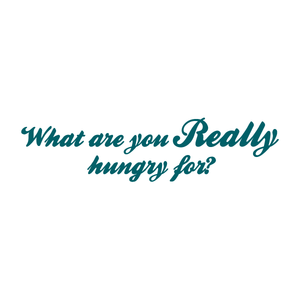 "What are You Really Hungry For?" Manifestation Tattoo 2-Pack