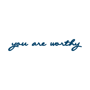 "You Are Worthy" Manifestation Tattoo 2-Pack